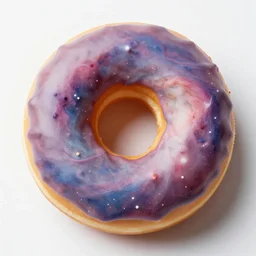 donut shaped like a nebula
