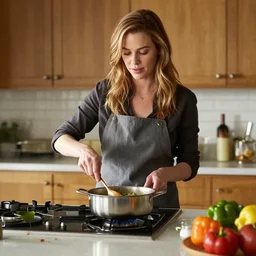 photoshoot of actress rachel bilson cooking a meal, 8 k, photorealistic, shot in the style of annie leibovitz