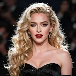 Madonna as an agent of men in black
