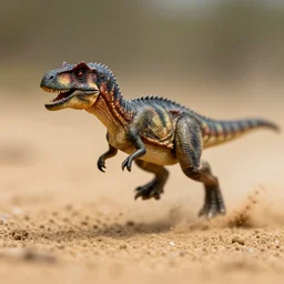 kodak portra 4 0 0, 5 0 mm leica summicron f 1. 2, action photography, award winning macro photo of a small ultra detailed dinosaur running very fast on the sand, dirt and dust, fast shutter speed, motion blur, tiny gaussian blur, highly detailed, highly intricate, depth of field, national geographic