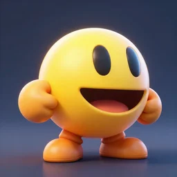 Pac-Man from Super Smash Bros Ultimate, octane render, 3d render, trending on artstation, artstation