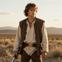 Anakin Skywalker Professional photo windy golden hour