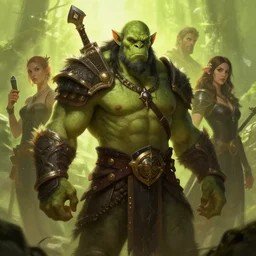 epic professional digital art of male orc wolverine druid, chartreuse ambient light, painted, heroic, mythic, detailed, intricate, leesha hannigan, wayne haag, reyna rochin, ignacio fernandez rios, best on artstation, cgsociety, epic, stunning, gorgeous, much wow, cinematic