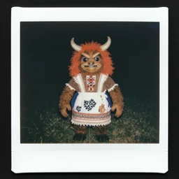 folklore monster, polaroid