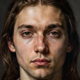 the allegory of painting by edgar maxence and caravaggio and michael whelan, intricate painting, hyper realistic, extremely detailed and beautiful aesthetic face, 8 k resolution