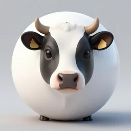 photograph of a spherical cow, a very spherical cow, a very very spherical cow