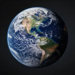 photo of the Moon crashing into planet Earth. Apocalypse via lunar crash. The moon falls to the earth, the ending of all life.