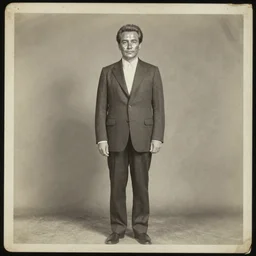 orko, portrait, full body, symmetrical features, silver iodide, 1 8 8 0 photograph, sepia tone, aged paper, sergio leone, master prime lenses, cinematic