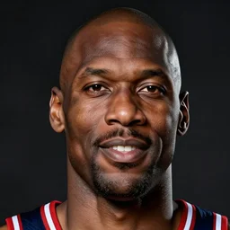 a portrait of anderson cooper with dennis rodman facial features