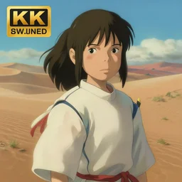 portrait of haku from spirited away as a young adult in the desert, digital painting, highly detailed, intricate, elegant, hyperrealism, trending on artstation, award winning, 8 k hd, art by ross tran, greg rutkowski, artgerm, wlop
