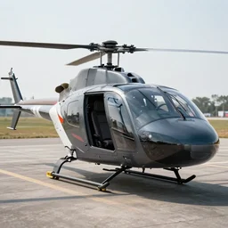 a subaru WRX converted into a helicopter