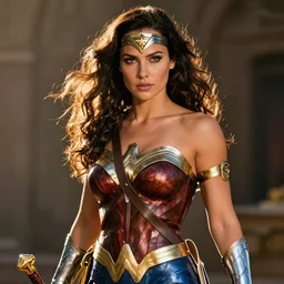Beautiful photo of Wonder Woman crossed with Xena Warrior Princess