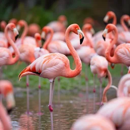pink flamingo all over the place