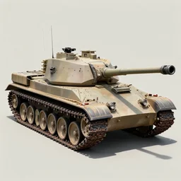 M1A1 Abrams designed in 1965. Abrams in the style of 1965 retro cast armor concept tank