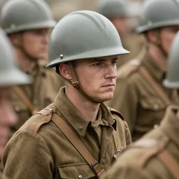 a rare 1 9 4 4 close - up photograph of soldiers on the battlefield, ww 2, graphic, dirty, grainy