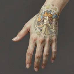 human hand, intricate, elegant, highly detailed, digital painting, artstation, concept art, smooth, sharp focus, illustration, art by gaston bussiere and alphonse mucha