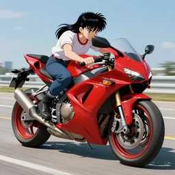 a red motorcycle from akira