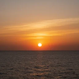 high res sunset 4k