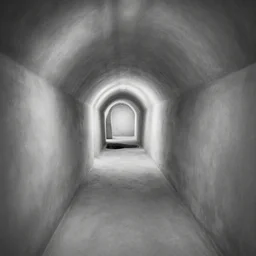 black and white one point perspective dungeon cozy fantasy dungeon hallway view with pit in the middle of the ground by artgerm and Craig Mullins, James Jean, Andrey Ryabovichev, Mark Simonetti and Peter Morbacher 16k