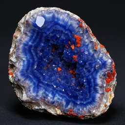 azurite cinnabar crystals quartz
