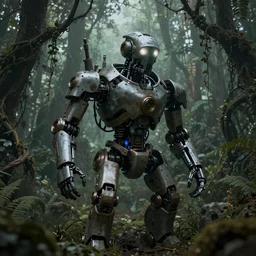 mechanical_steampunk_robot_with_large_head_and_glowing_eyes_in_haunted_swamp_surrounded_by_dense_forest_with_vines_hanging_from_trees_creepy_a_-W_1024_-n_9_-i