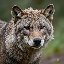 Portrait of Old Wolverine by Mandy Jurgens
