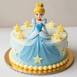 high resolution photo of a cinderella cake, michelin star, very tasty, food photography, instagram, trending