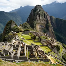 machu picchu art, fir trees, intricate details, epic scale, insanely complex, 8 k, sharp focus, hyperrealism, very realistic, by greg rutowski