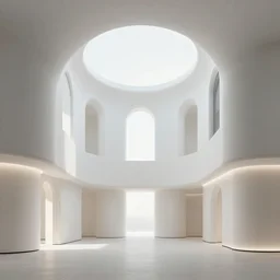 the antechamber to the manifold mansion by Foster and Partners, rendered in octane, green moss carpet, translucent sculptural art and architecture
