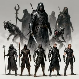 executioner concept art, long shot, beksinski, wayne barlowe, adrian smith concept art, ruan jia, weta workshop the hobbit, trending on artstation, dark soul concept art, elden ring concept art, demon soul concept art, the witcher concept art