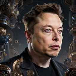 dj elon musk, 4 k, intricate detailed, jaw dropping, gorgeous, surreal, octane render