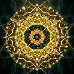 represesntation of the lattice according to jacobo grinberg - zylberbaum's synthergyc theory