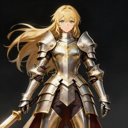 takashi murakami, ilya kuvshinov!!!!!, anime female knight in. ornate armor by, last exile, murata range, fine detail, perfect, dramatic lighting, dynamic composition, art nouveau, cel shaded, vivid, rich texture, alphonse mucha!, ( ( ( colorful ) ) ), ( ( ( yoshinari yoh ) ) ),