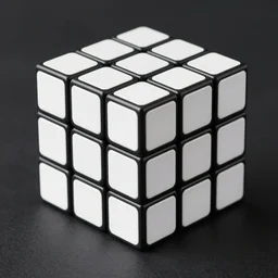 haunted occult Rubik’s cube, unsettling photo