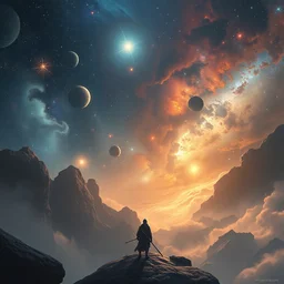 stars dream of multiple universes, highly detailed, digital painting, trending on artstation, smooth, sharp focus, bright, masterpiece, stunning concept art by ruan jia and jakub rebelka and greg rutkowski and artgerm