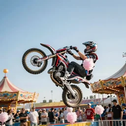 death grips riding tilt - a - whirl at a carnival, eating cotton candy, mc ride, zach hill, andy morin,