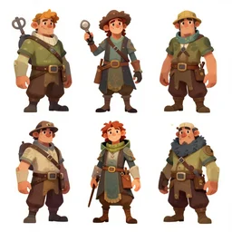 character designs for the upcoming indie rpg clearly show the developer's talent for interesting, offbeat personalities