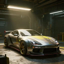 car from cyberpunk 2 0 7 7. daylight. sunlight. light fixtures. 8 k. detailed. photorealism. artstation. 2 5 mm f / 1. 7 asph lens. ultra realistic