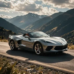 don vito driving a convertible corvette