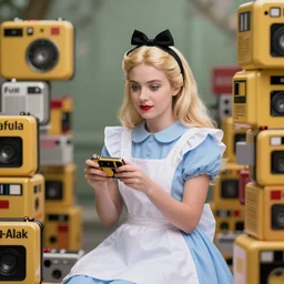 Alice in Wonderland Syndrome, kodak, fuji film, photoreal, 12k ursa, volumetric light, cinematic photograph concept art