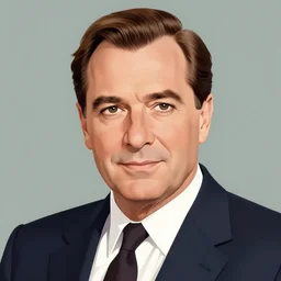 portrait of Columbo illustrated by Basil Gogos