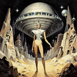 Afrofuturism by René Laloux, Jean Giraud, Mœbius, Moebius,