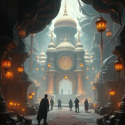 ilustration of 🇪🇬 in the 🔮, 🤖, 👩💻, fantasy, detailed, volumetric lighting, intricate details, raytracing, great complexity, cinematic, film, 1 2 8 k, octane render, trending on artstation by james c christensen and mandy jurgens