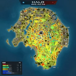 halo reach map boardwalk heatmap