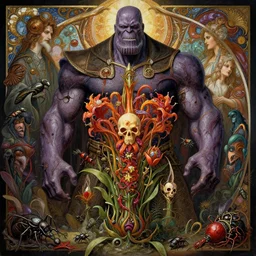 the platonic ideal of flowers, rotting, insects and praying of ayahuasca cletus kasady ultimate carnage thanos dementor wild hunt doctor manhattan chtulu nazgul mandelbulb davinci, d & d, fantasy, ego death, detailed, intricate, hyperrealism, intense, scary, decay, art by artgerm and greg rutkowski and alphonse mucha and giuseppe arcimboldo