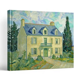 A VERY big house by Vincent van Gogh by Simon Stalenhag