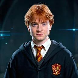 portrait of ron weasley in cyberspace