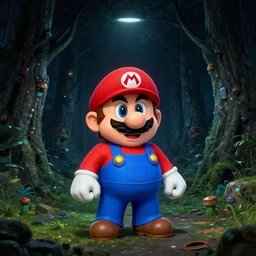 analogue horror, uncanny valley, super mario
