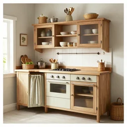 IKEA catalogue photo of a steampunk farmhouse kitchen, by Beksinski