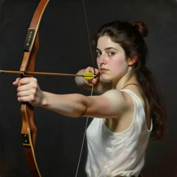 Portrait of a great archer, by Sorolla